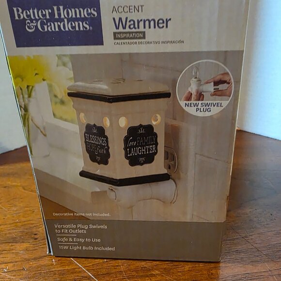BETTER HOMES & GARDENS INSPIRATION FRAGRANCE WARMER LOVE FRIENDS LAUGHTER - Picture 3 of 4